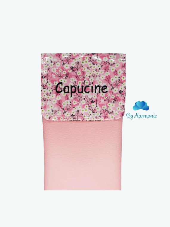 Pochette liberty - Pochette personnalisée -Pochette infirmière -Pochette aide soignante- Pochette aimantée- Pochette ASH - Cadeau infirmière