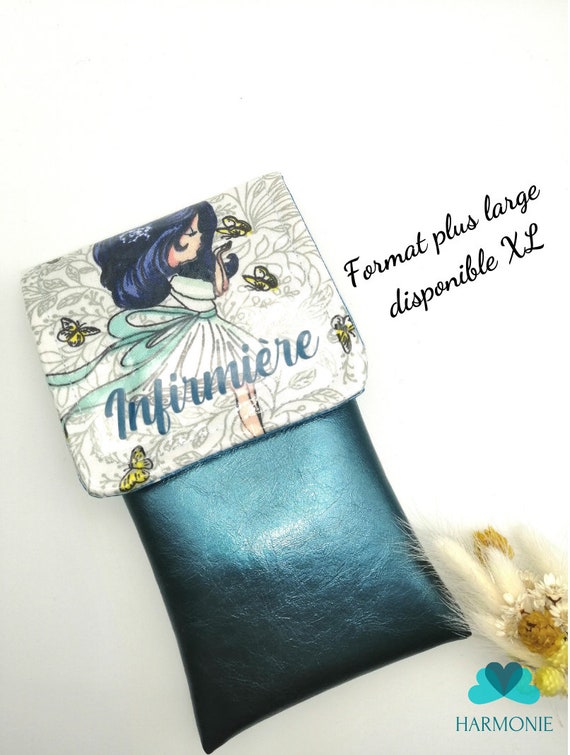 Pochette aimantée et personnalisée pour infirmière, aide soignant