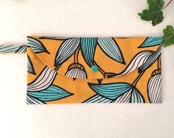 Mask pouch - Mask storage - Washable fabric mask pouch - Wax pouch - Small pouch - Fabric pouch