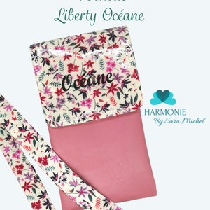 Magnetic and personalized pouch for nurse, caregiver, pen pouch, Liberty magnetic pouch image 1