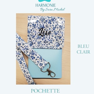 Pochette liberty aimantée Pochette soignant personnalisée Pochette infirmière Cadeau infirmière image 2