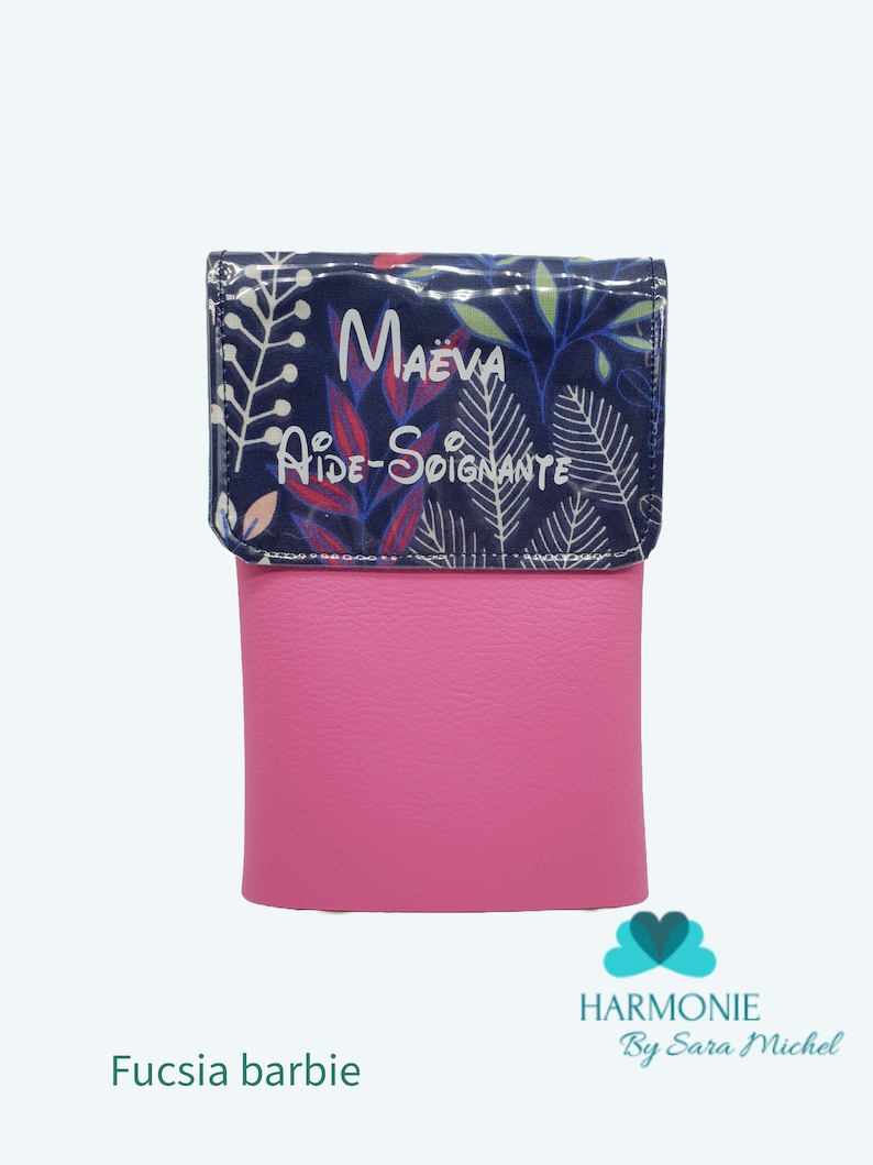 Pochette aimantée et personnalisée pour infirmière, aide soignant, pochette à stylos image 5