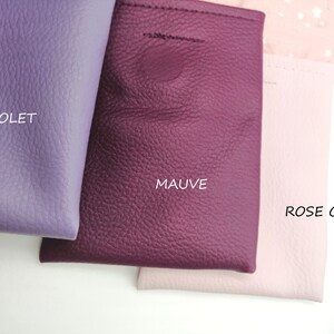 Pochette aimantée et personnalisée pour infirmière, aide soignant, pochette à stylos Violet