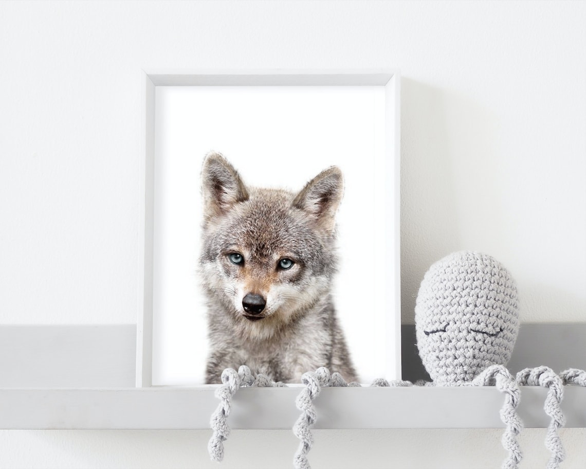 Baby Animals Nursery Wall Art Set of 8 PRINTABLES Gender Neutral Prints ...