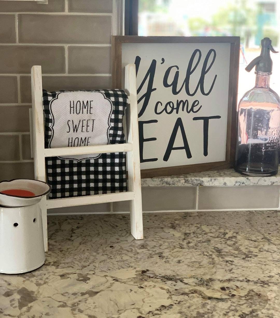 Tea towel ladder/little wooden ladder/Hand towel ladder/kitchen towel…