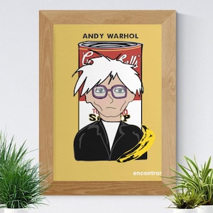Andy Warhol Inspired Print