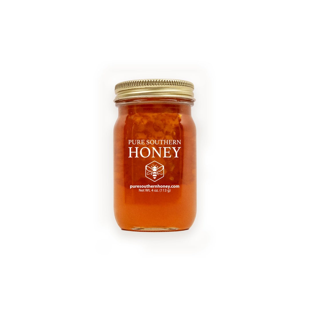 Mini Honey With Comb 4 Oz Etsy