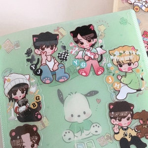 My Kitties Clear Stickers