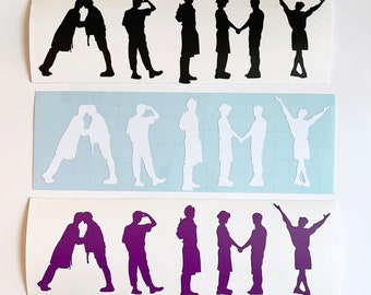BTS Got ARMY Right Behind Us | ARMY Butter Music Video Silhouette Decal Vinyl Sticker