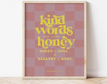 Frases inspiradoras, sé amable, moda, arte imprimible, impresión digital, decoración de habitación de niña, bohemio, minimalista, adolescente moderno, escrituras, arte para preadolescentes