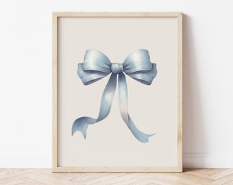 Lazo, Lazo victoriano, Arte imprimible, Impresión digital, Decoración de habitación de niña, Vintage, Minimalista, Decoración vintage, Guardería de niña moderna, Bridgerton