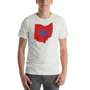 Ohio Blue Dot Red State Funny Political Shirt