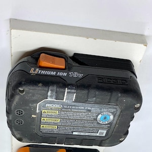 Ridgid 18V Werkzeug- & Batteriehalter - 3D Print .STL-Dateien - Kommerzielle Rechte inbegriffen! Bild 5