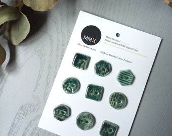 NEW 1.5cm Mix Sheet Ceramic Buttons Series 1