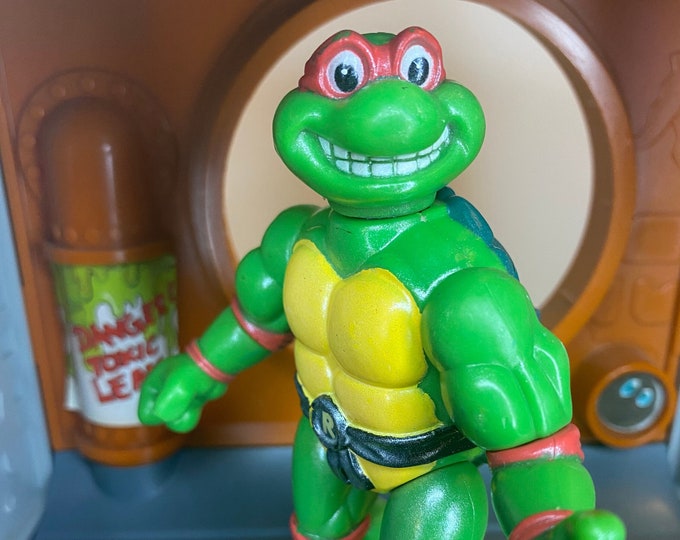 Toon Raphael Vintage Teenage Mutant Ninja Turtles Playmates Toys Mirage ...
