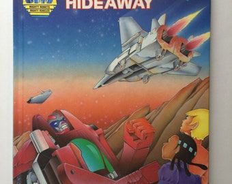 Vintage Go Bots "The Hideaway" Book, Golden Heroic Champions, 1985