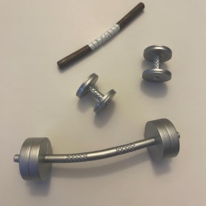 Ripped Up TMNT Donatello bo staff barbell dumbbells 2005 Teenage Mutant Ninja Turtles