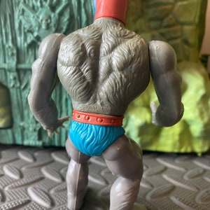 Figurine MOTU Stratos - Tête Rouge, Fabriquée En France - Masters Of The Universe