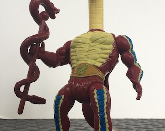 Rattlor vintage MOTU action figure Masters of the Universe Snake Man Hong Kong Mattel Rattlor