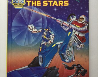 Vintage Go Bots "Race to the Stars" Hardcover Book, 1985