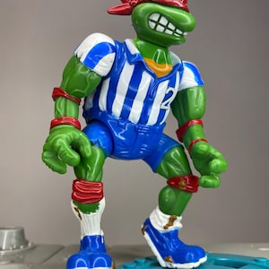 Figurine Teenage Mutant Ninja Turtles - Shell Kickin' Raph (1991) Playmates - Parfait état Sans Boîte