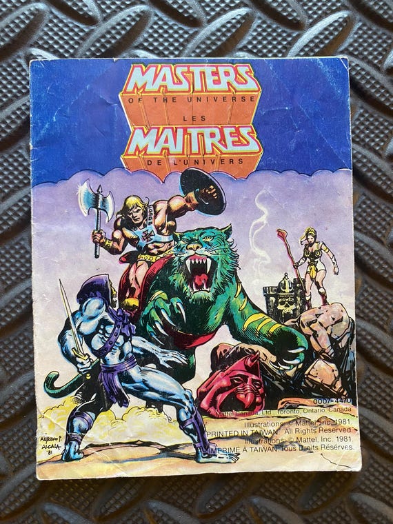 Mini Comic MOTU (Maîtres De L'Univers) - Taiwan 1981 - He-Man And The Power Sword - Occasion