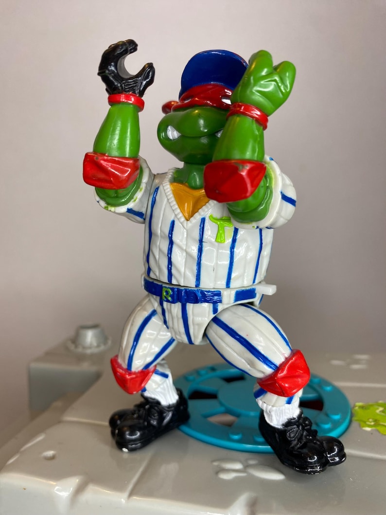 Mirage Raph Grand Slammin' Raph Vintage Teenage Mutant Ninja Turtles 1991 Playmates ...