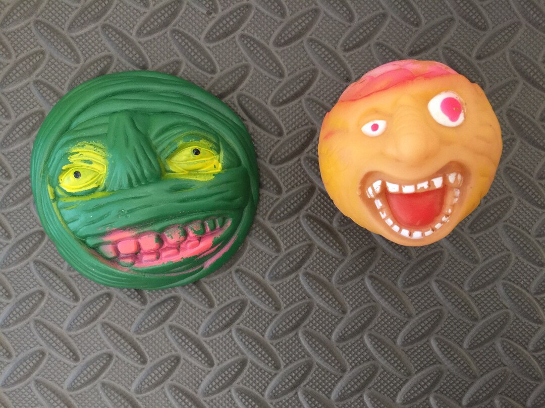 Madballs Bootleg Horror Balls Bash Brain Ball and Mummy Ball Etsy