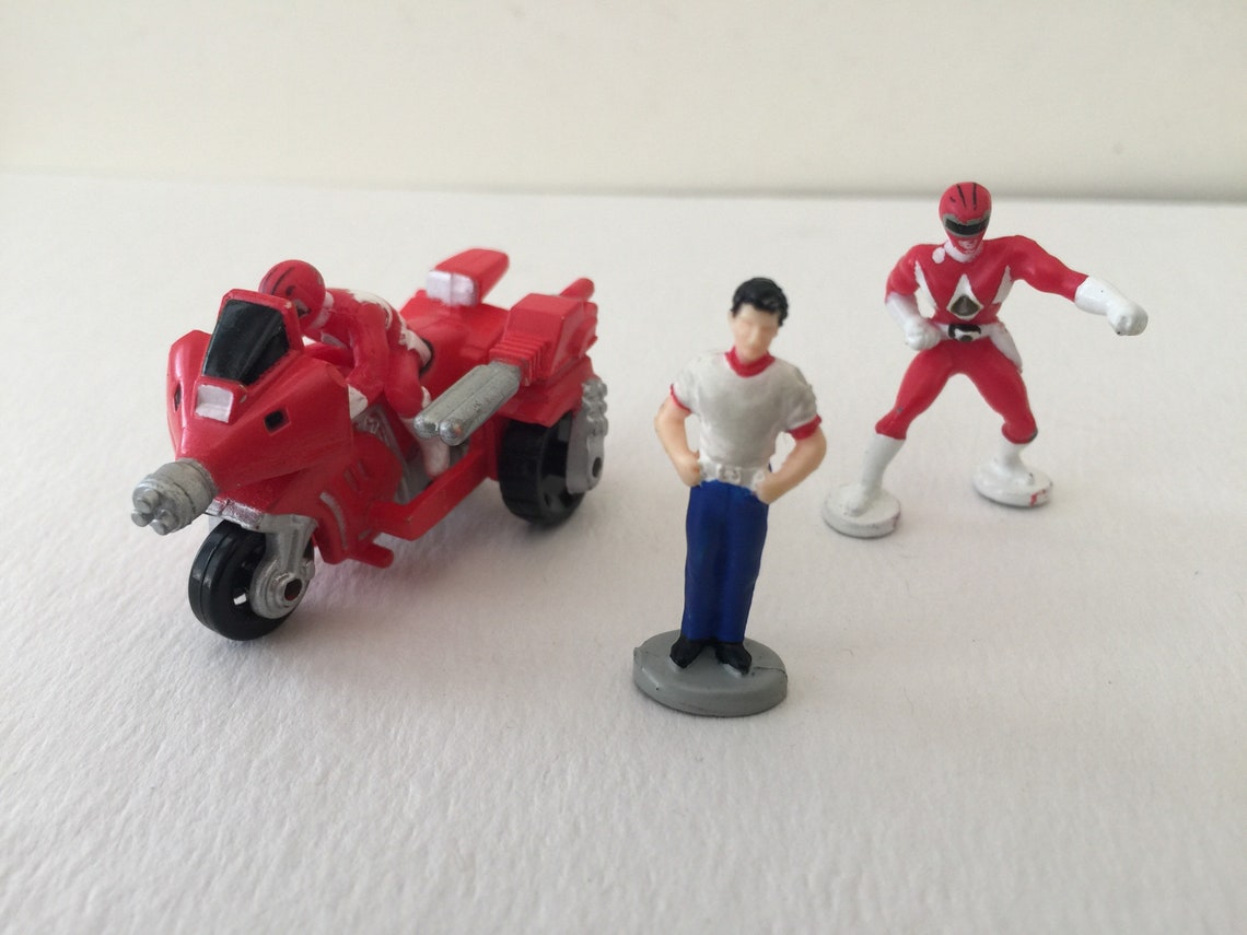 Red Ranger Mighty Morphin Power Rangers Micro Machines 1994 Galoob ...