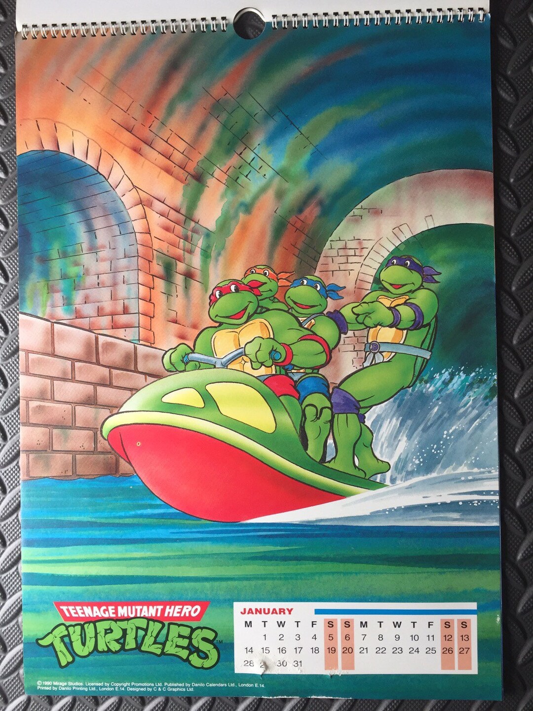 Teenage Mutant Ninja Turtles 16-Month 2024 Wall Calendar