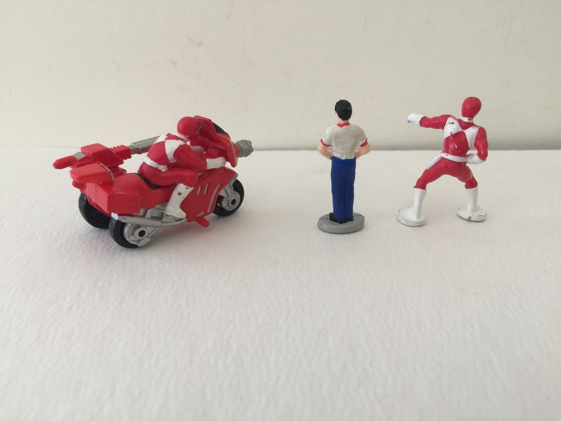 Red Ranger Mighty Morphin Power Rangers Micro Machines 1994 Galoob ...