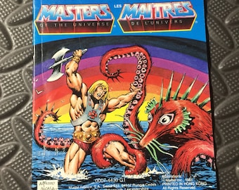 MATTEL MOTU MAITRES de l'univers HE-MAN BD booklet livret mini-comics