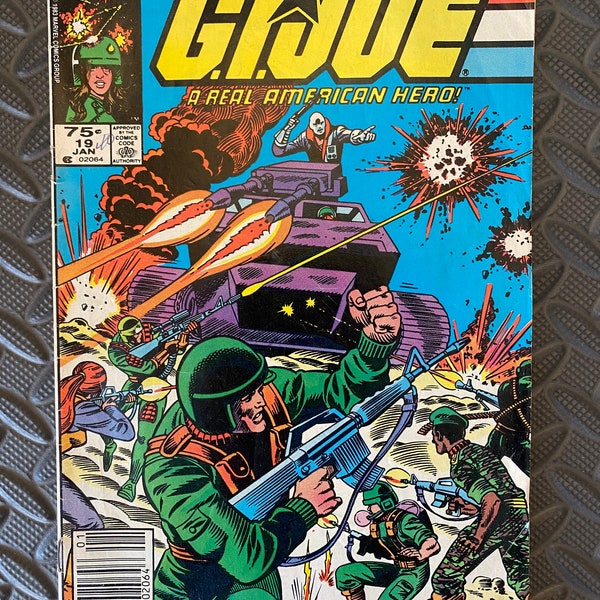 G.I.Joe ARAH #19 Marvel Comics Death of Kwinn & Dr. Venom 1983 CPV