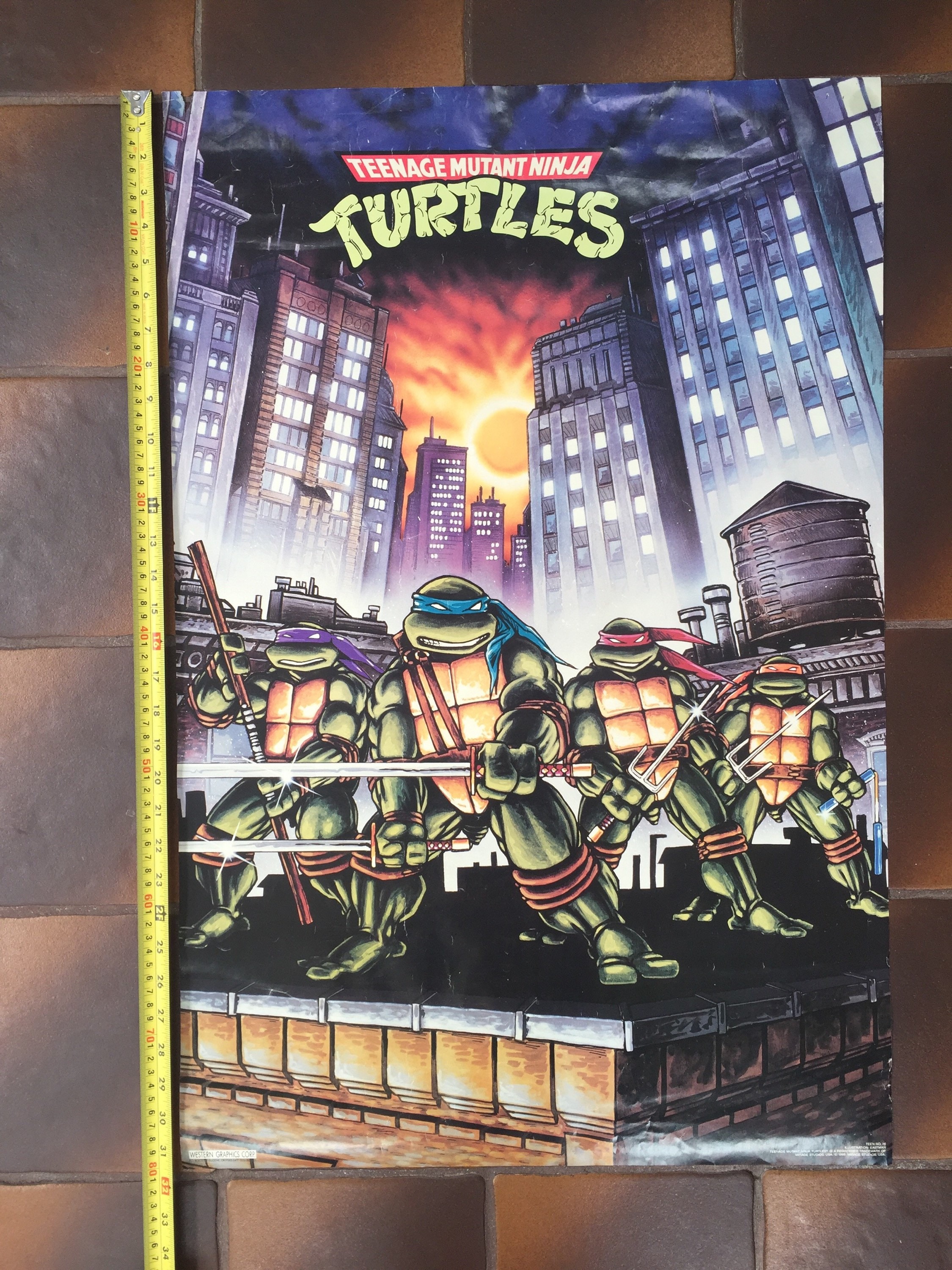 Teenage Mutant Ninja Turtles Classic Movie Large CANVAS Art Print A0 A1 A2 A3 A4
