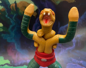 King Hiss vintage Masters of the Universe Actionfigur Mattel Inc 1985 Malaysia