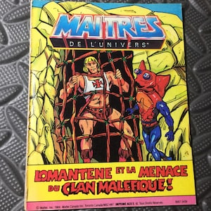 Mantenna and the Menace of the Evil Horde! Vintage Masters of the Universe mini-comic bilingual French English MOTU 1984
