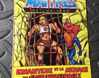 Vintage 1984 Masters of the Universe Mini-Comic, Mantenna, Bilingual