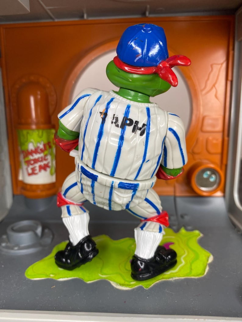 Mirage Raph Grand Slammin' Raph Vintage Teenage Mutant Ninja Turtles 1991 Playmates ...