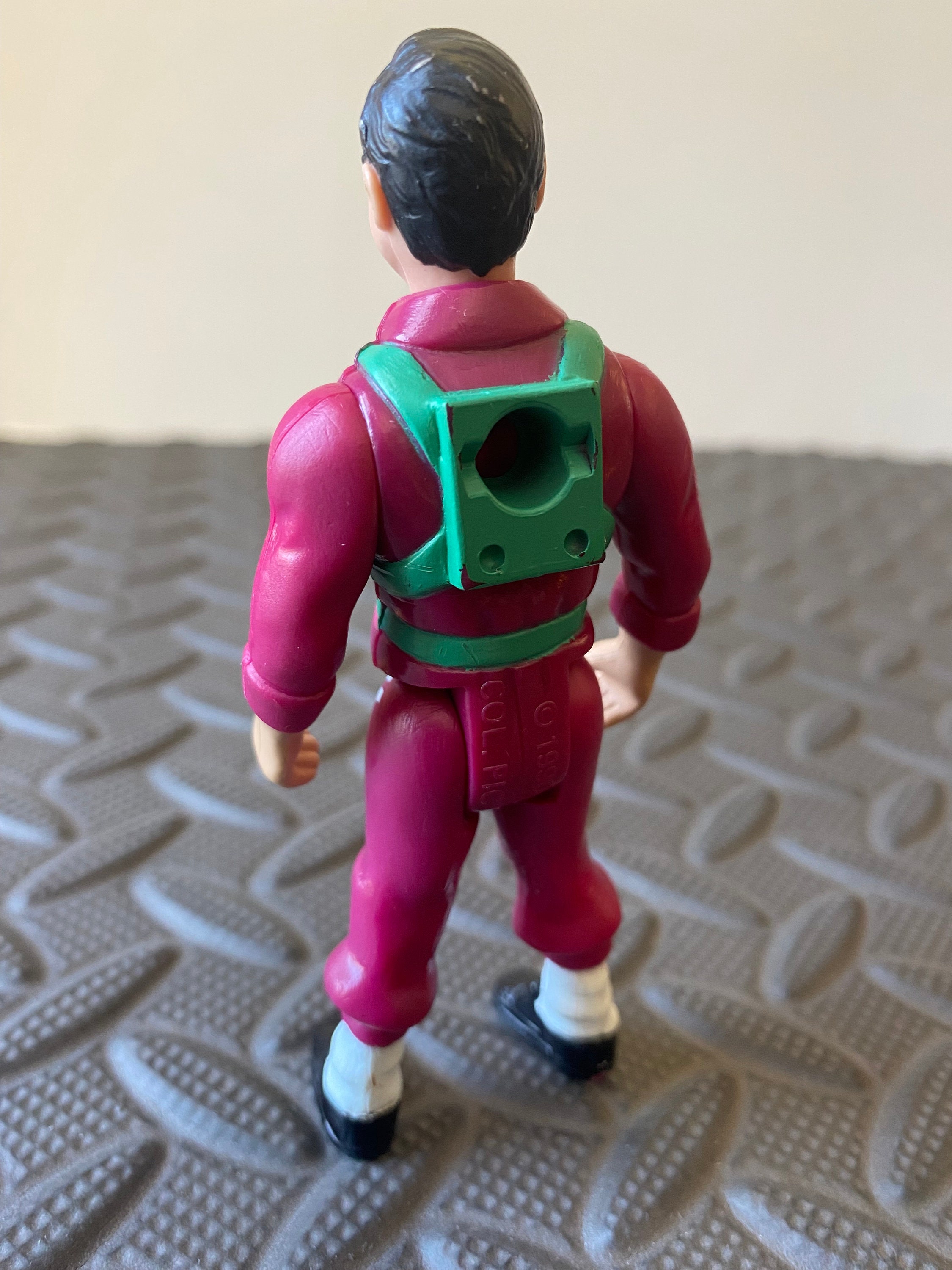 1986 Kenner The Real Ghostbusters Carded Action Figure - Power Pack Heroes  Louis Tully with Power Pincher and Vapor Ghost
