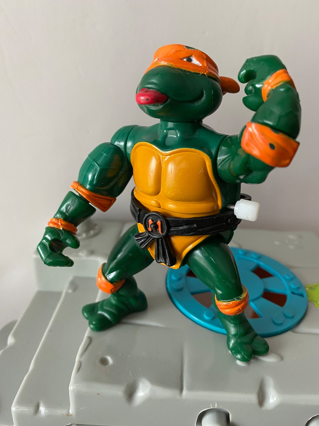 Wacky Action Michelangelo RARE VARIANT 1989 Teenage Mutant Ninja ...