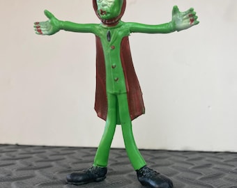 1980's DRACULA Bendy - Vintage Action Figure Toy - Etsy