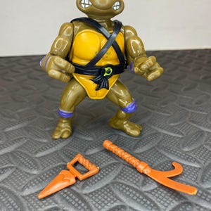 Donatello vintage 1988 Teenage Mutant Ninja Turtles action figure Playmates Toys Mirage Studios