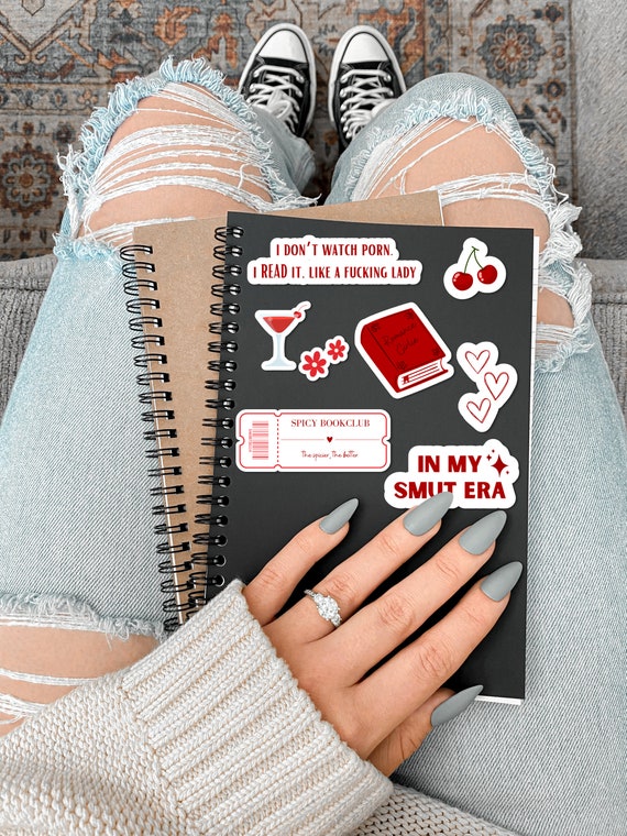 Bookish Kindle Sticker Pack | Kindle Stickers | Aesthetic Stickers |  Bookish Stickers | Booktok Stickers | Spicy Stickers | Smut Sticker