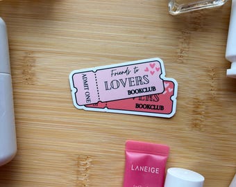 Book Trope Ticket Sticker | Booktok Romance Kindle Decal