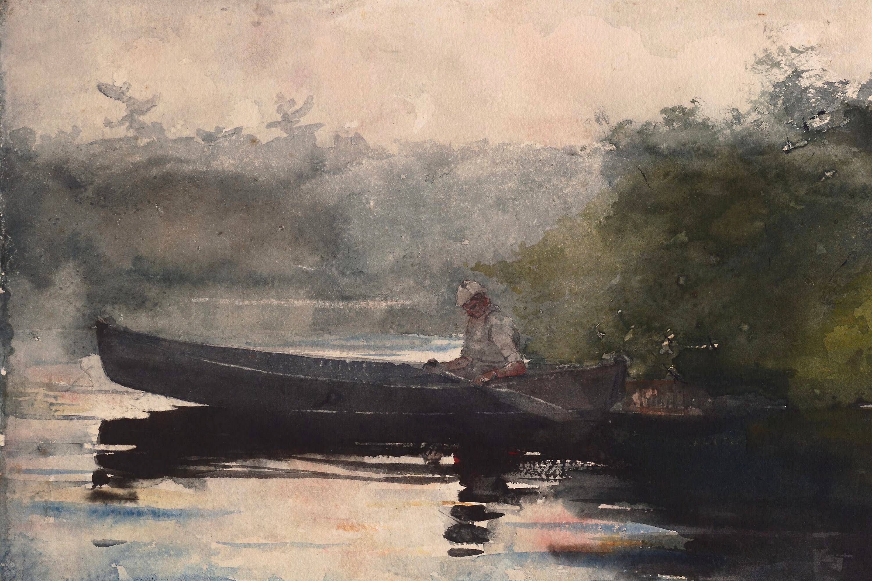 Printable Art Vintage Moody Landscape Painting Greens Etsy