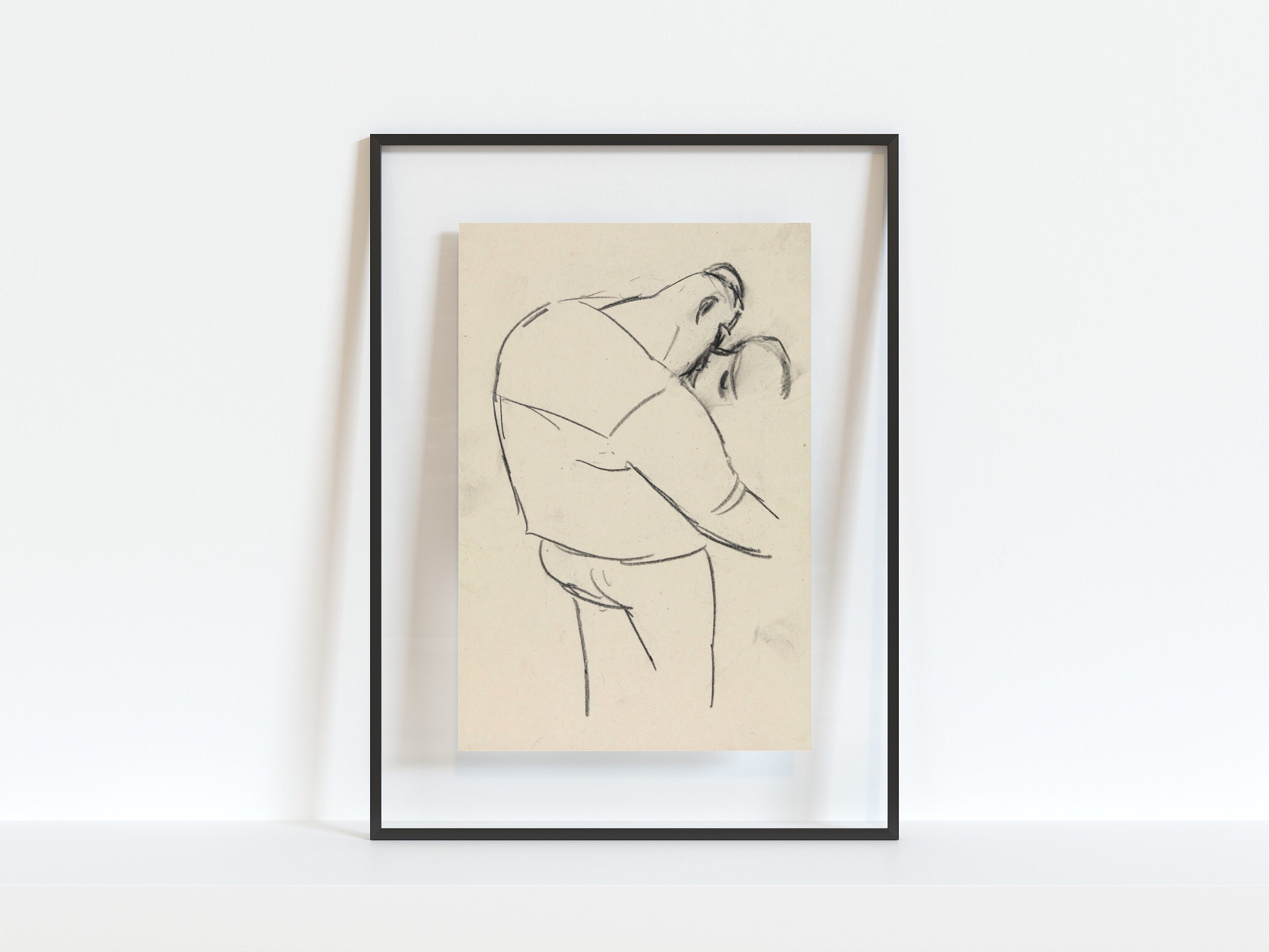 La Chemise Papier Print Black & White Horse main image 0