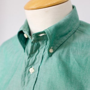 Green Oxford Button Down Shirt