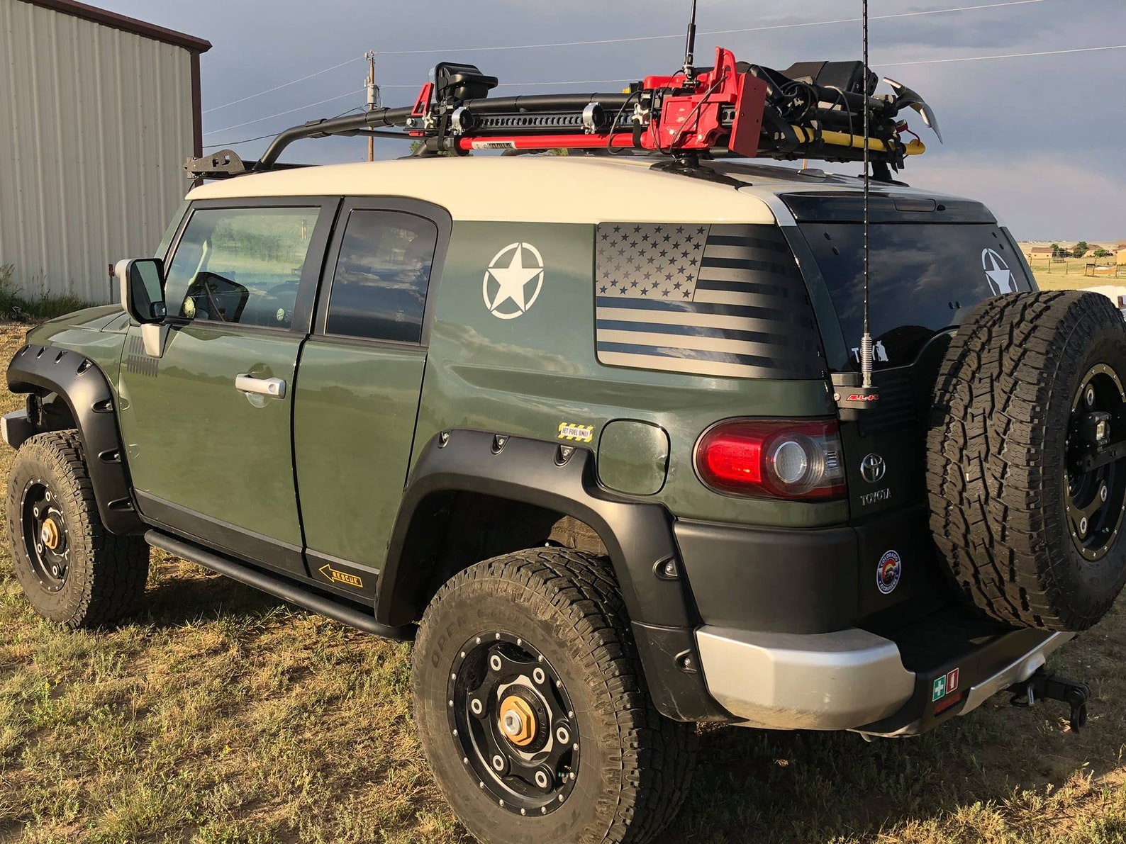 FJ Cruiser Flag Decal Etsy