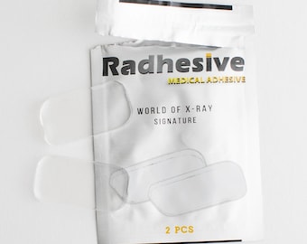 Xray Marker Adhesive, Radhesive, 2 Strips, Reusable, Washable, World of X-Ray