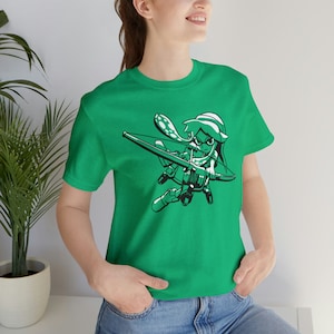 Splatoon X Zelda Splatfest Crossover - Courage Link Tristinger - Bow and Arrow
